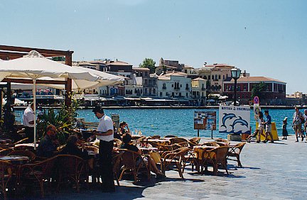 Harbor in Hania, Crete